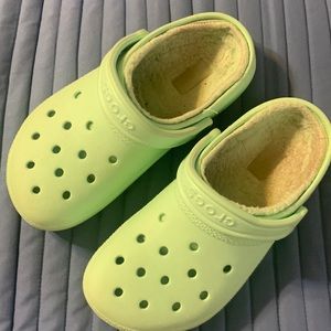 Seafoam green crocs- womens